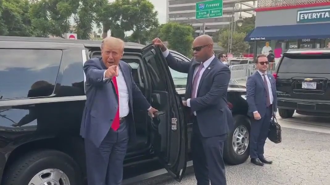 SoCal Trump fans cheer for former president