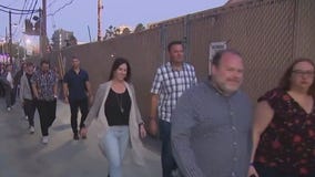 Late night TV staff back at work