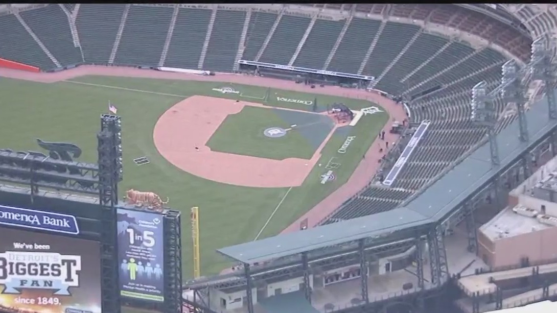 The Detroit Tigers stadium will look a little different this baseball season