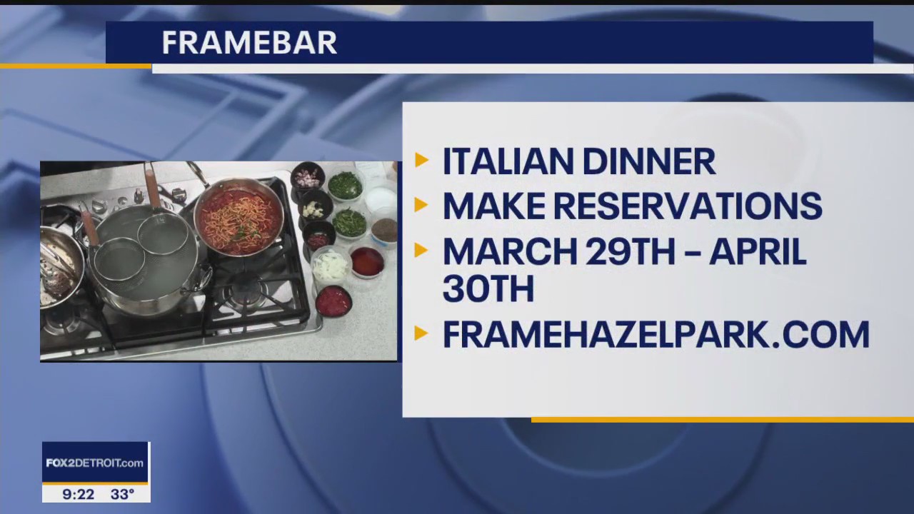 FrameBar Italian Dinner