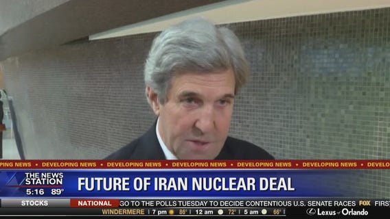 Trump attacks Kerrry over Iran deal