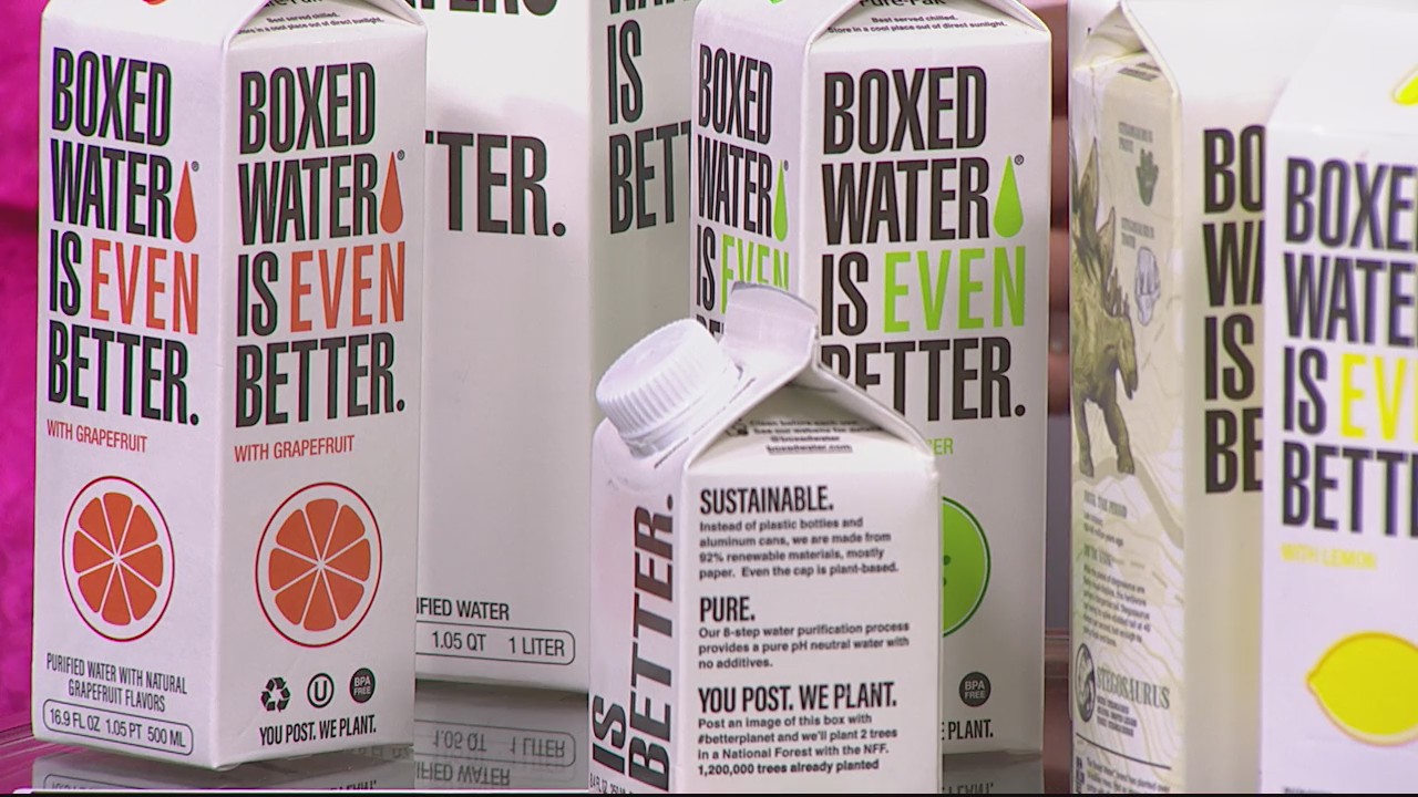 'BOX WATER IS BETTER' SPREADING AWARENESS FOR EARTH MONTH