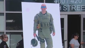 Community honors police officer Chad Swanson