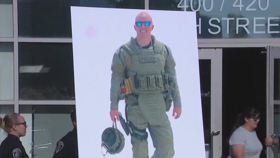 Community honors police officer Chad Swanson