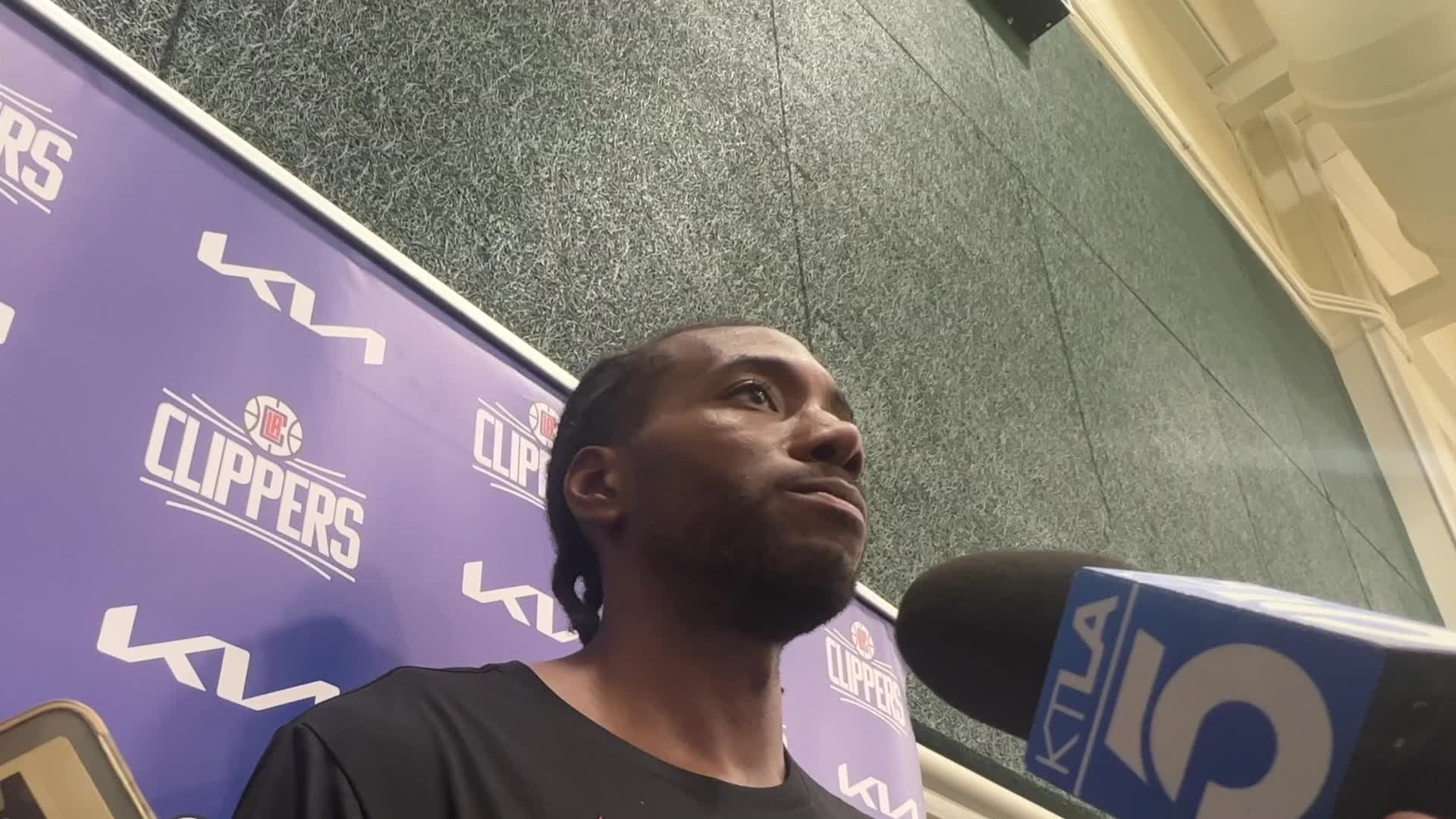 Kawhi Leonard on Russell Westbrook: 'Good dude, good energy'