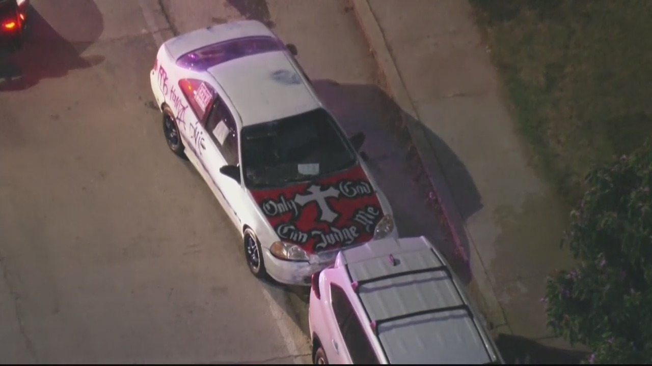 Driver in 'Only God can judge me' vehicle in custody after high-speed chase