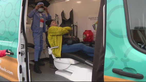 Dental hygienist takes her teeth care on the road