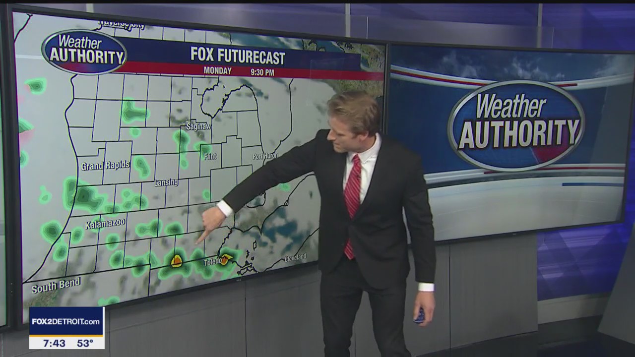 Dry Monday morning, rain to finish the day. | FOX 2 Detroit