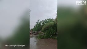 Remnants of Hurricane Norma hits Sinaloa