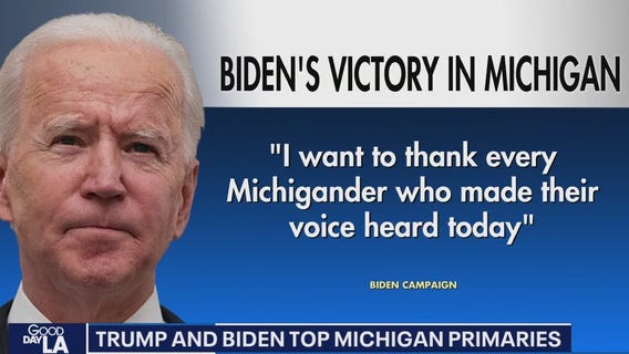 Biden, Trump top Michigan primaries