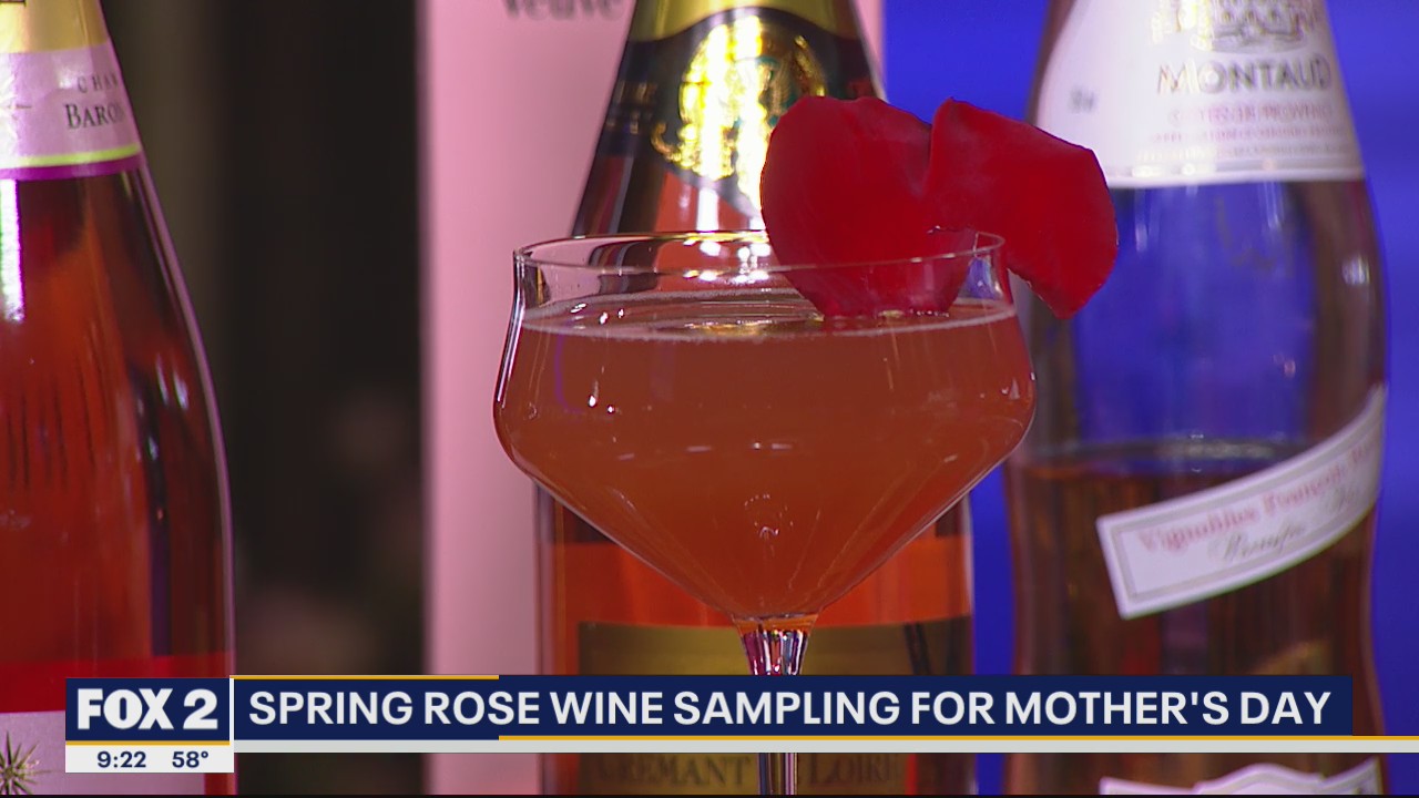 Spring ros? wine sampling for Mother's Day
