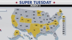 15 states head to the polls for Super Tuesday