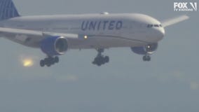 United Airlines plane makes emergency landing at LAX