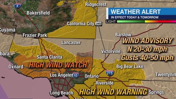 Santa Ana winds return to SoCal