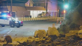 Rock slide shuts down Pacific Coast Highway