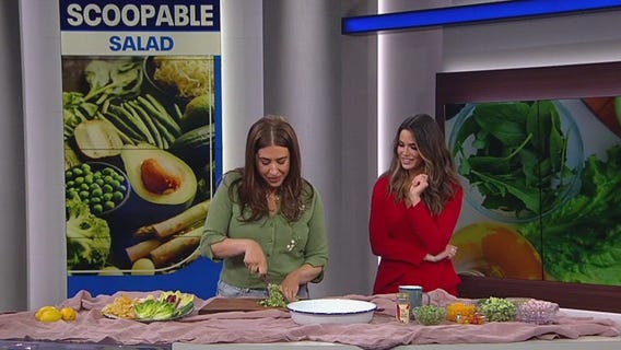 Making Veggie-Packed 'Scoopable Salad'