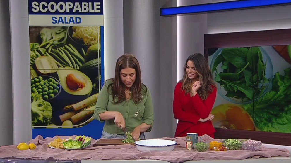 Making Veggie-Packed 'Scoopable Salad'