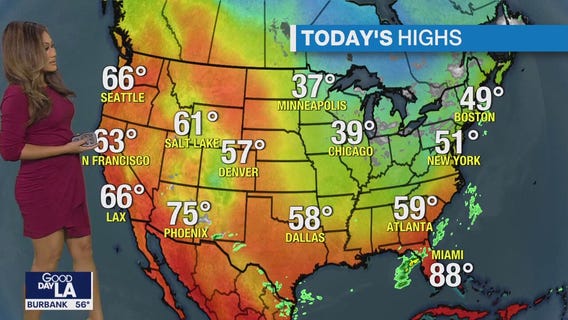 Weather Forecast for Monday, March 18