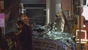 Car crashes into Pomona building overnight