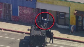 Barricade situation in Gardena