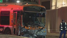 Carjacked bus plows into Ritz-Carlton hotel