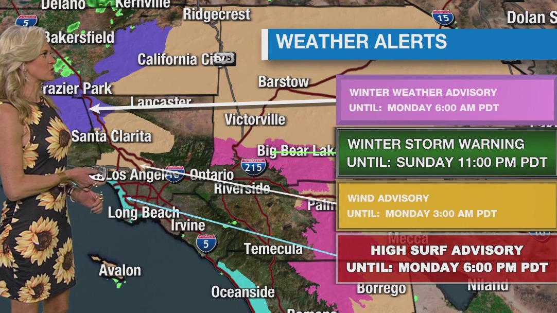 Weather forecast for Sunday, March 24