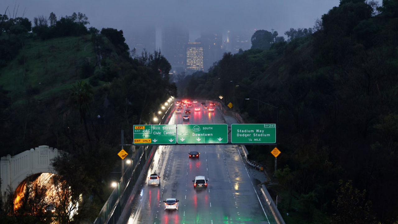 Weekend storms drench California