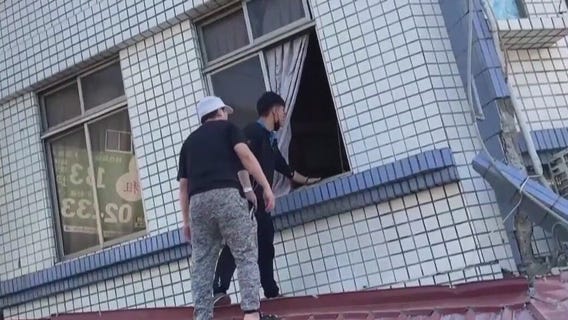 Powerful earthquake hits Taiwan