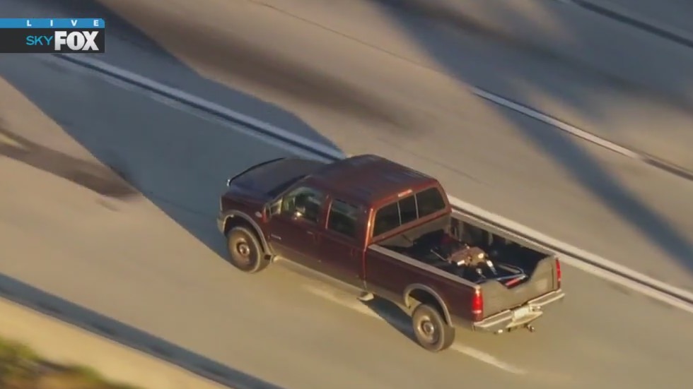 Suspected stolen truck leads authorities on pursuit
