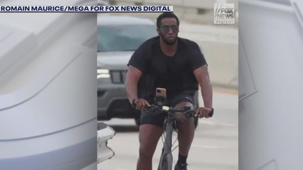 Diddy biking around Miami amid feds raid