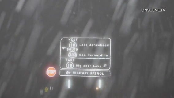 Cold storm drops snow level to 3,000 ft.