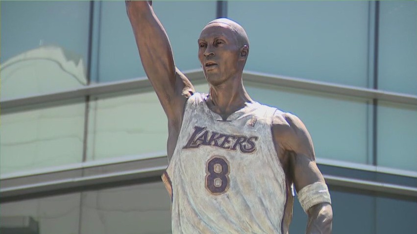 Kobe Bryant statue errors corrected