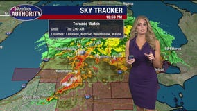 Tornado watch in effect until 3 a.m. for most of SE Michigan