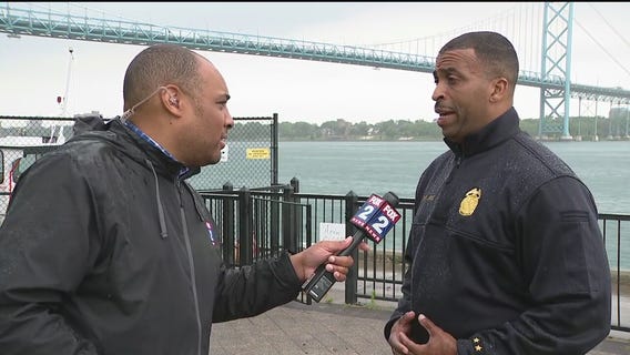 Worker falls from Ambassador Bridge and is rescued from Detroit River