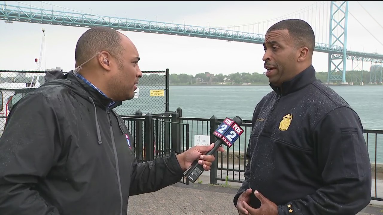 Worker falls from Ambassador Bridge and is rescued from Detroit River