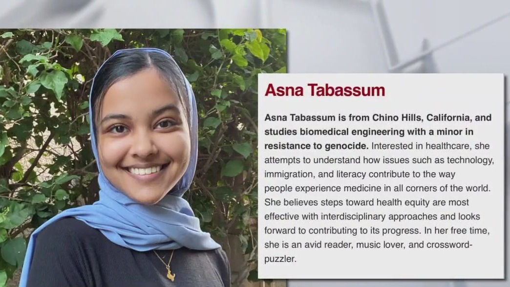 USC valedictorian's speech canceled