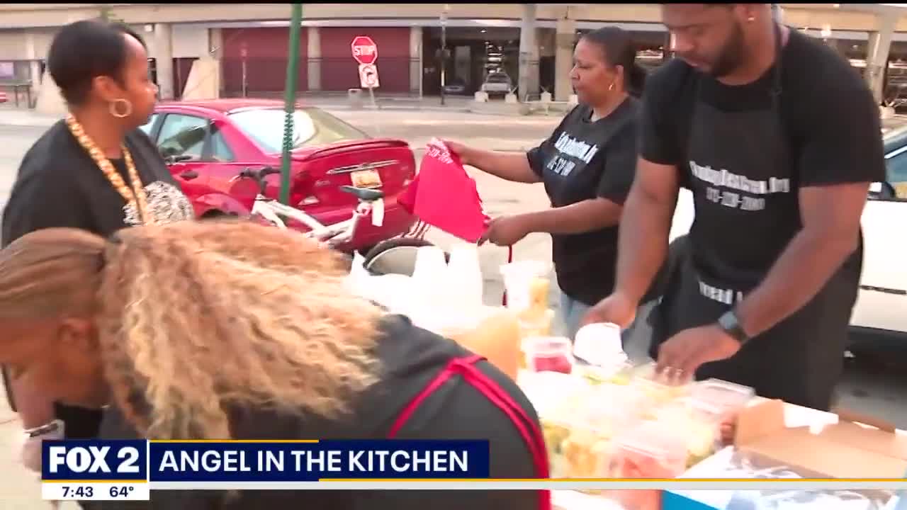 An Angel in the kitchen feeds homeless Detroiters