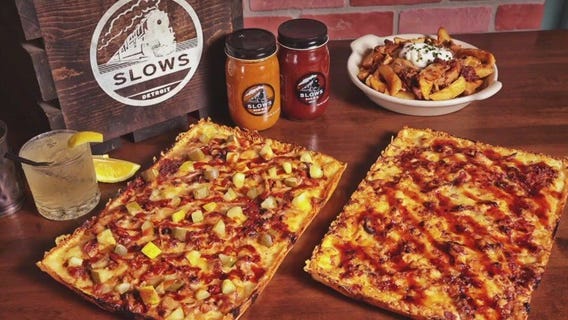 Buddy's Pizza and Slow's Bar BQ summer menu combinations