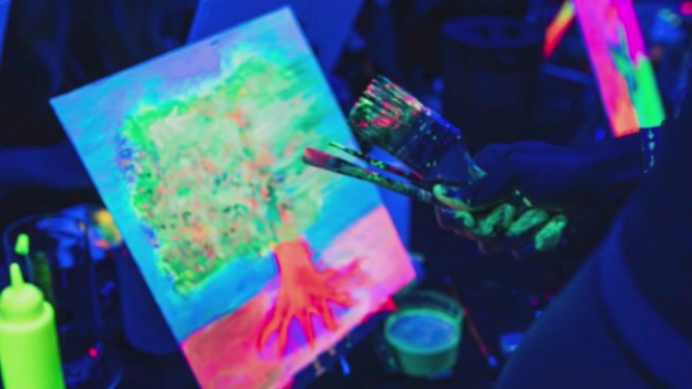 'Neon Brush' kicks off Friday night