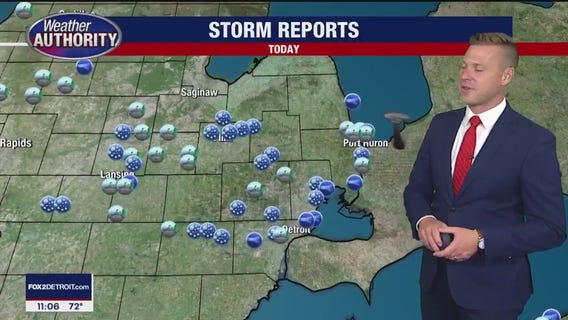 Storms are over, more comfortable air moves in