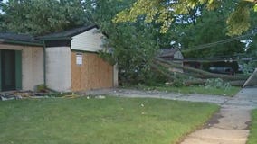 Powerful storms lead to Warren house fire