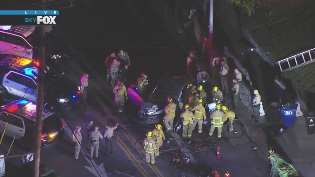 Police chase involving minors ends in crash