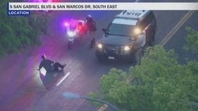 Suspect leads authorities in morning pursuit