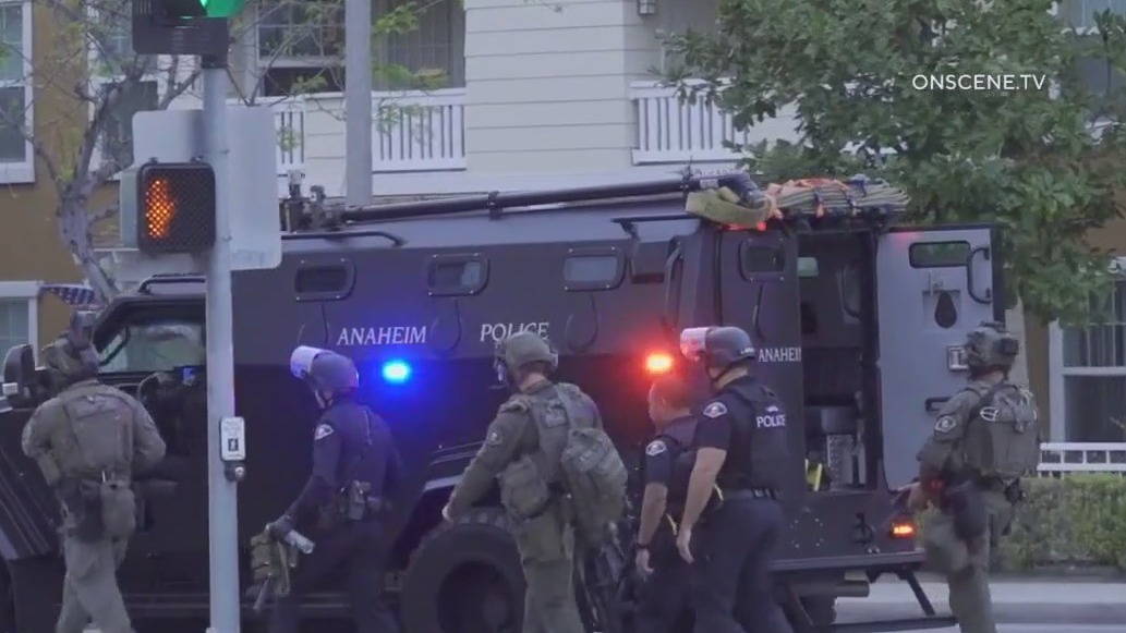 SWAT team responds after woman shot in Anaheim