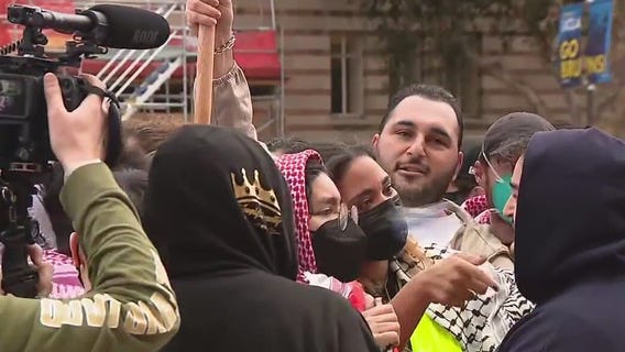 Mini-scuffle briefly breaks out at UCLA