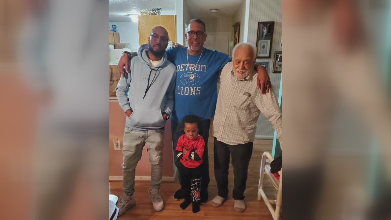 A family with four generations and the same name