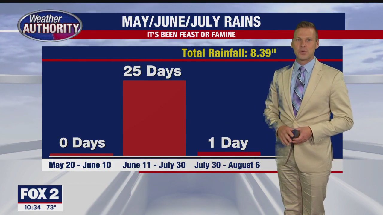 A nice week ahead with low rain chances | FOX 2 Detroit