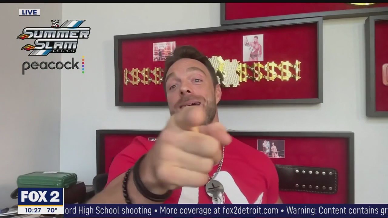 LA Knight ready for Summerslam in Detroit