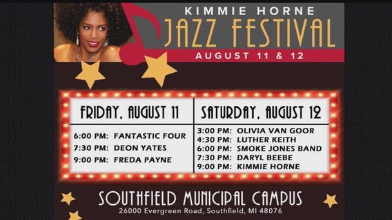 Kimmie Horne Jazz Festival in Southfield Aug. 11-12