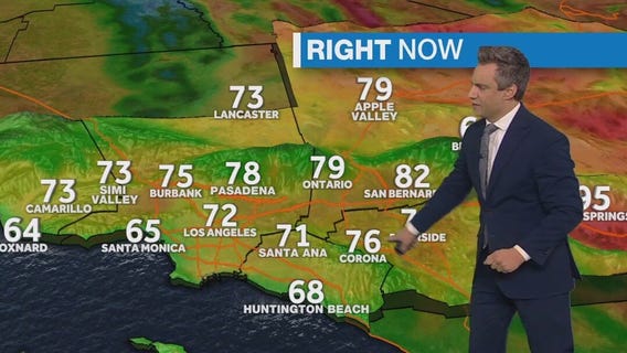 Weather forecast for Monday, April 29